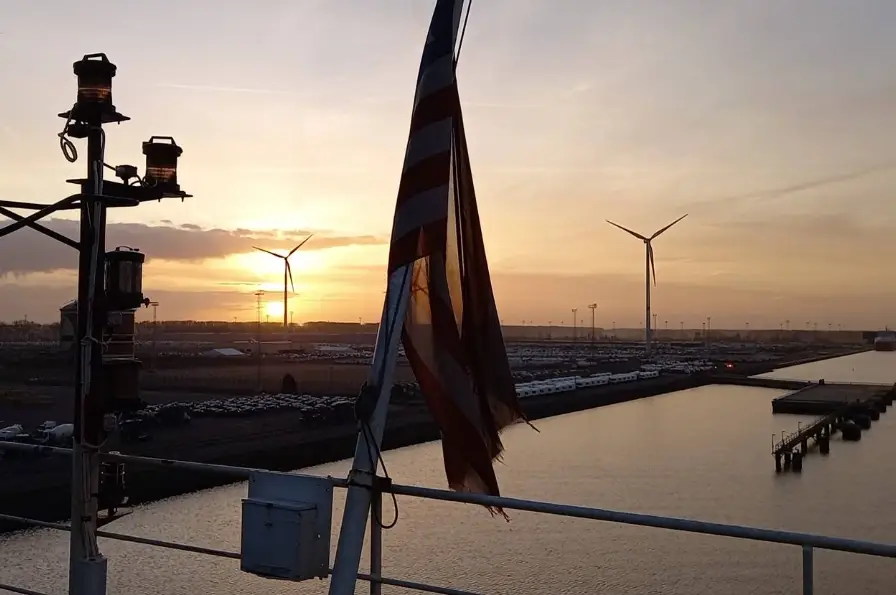 Achterhaven van Zeebrugge (Boudewijnkanaal tussen de Herdersbrug te Dudzele en Zwankendamme)