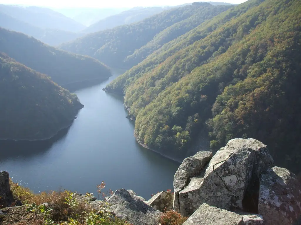 La retenue de l'Aigle