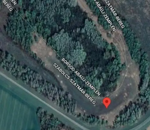 Kistiszahát község északi határában elterülőholtág