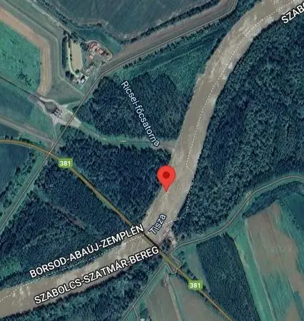 Tisza folyó (581,3fkm-től 638fkm-ig)