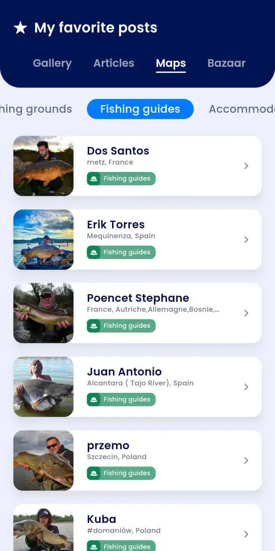 Rybárski sprievodci