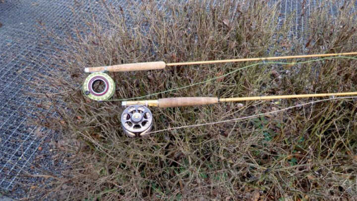 Bambus rozštípaný a znovu slepený