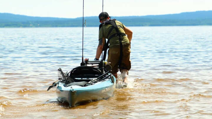 Moje první přívlač z kajaku