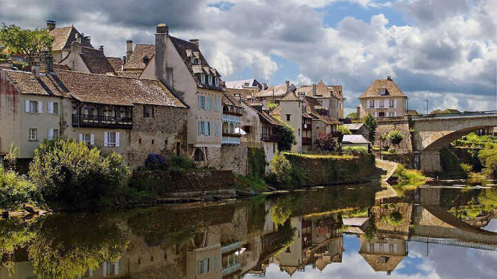 Fishing at a UNESCO natural heritage in France