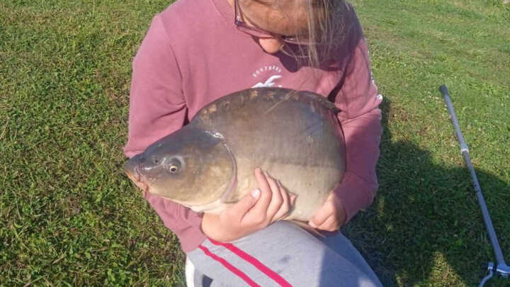 Największy karp jakiego miałam