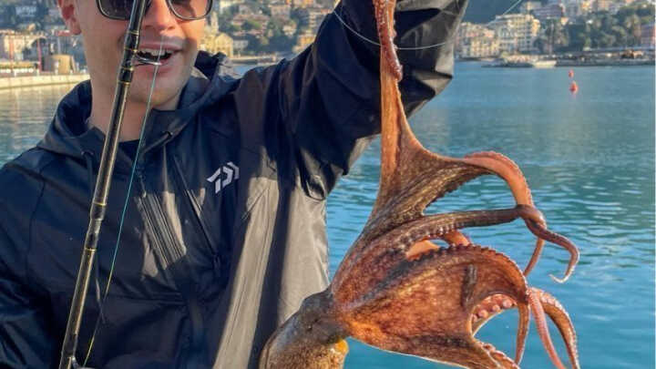 Light fishing in mare (prima volta)