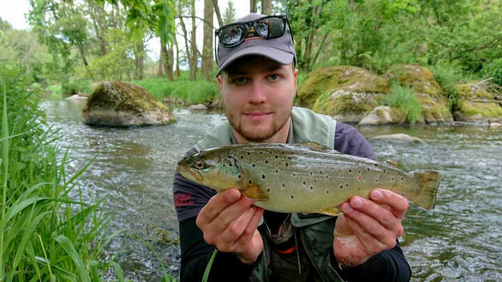 Jak na pstruhy? Barva gumové nástrahy.