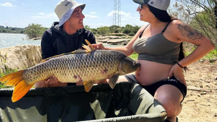 La etapa final durante la pesca