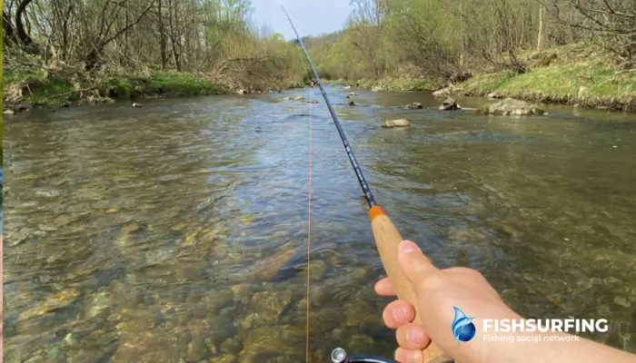 These rocks provide excellent cover for fish, making them the perfect place to present your fly.