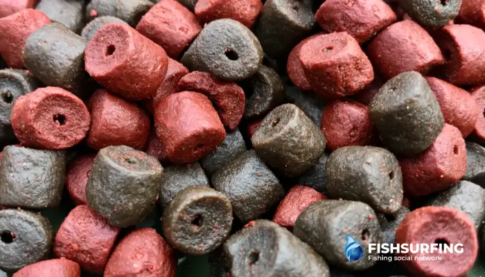 Small drilled pellets are an excellent bait for tench, particularly on commercial fisheries.