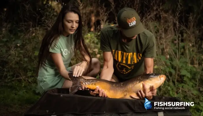 When fishing with a method feeder, the hookbait is often covered with groundbait packed into the feeder.