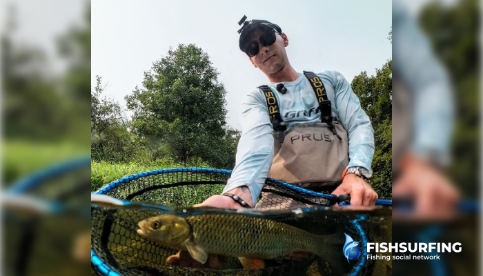 Big chub are incredibly powerful and hard-fighting fish that can be caught using a variety of methods. However, staying quiet and moving carefully is crucial, as even the slightest noise can spook these wary fish. 
