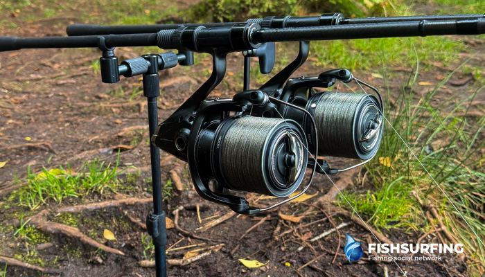 When carp fishing, the rods are left out day and night, so a bite can happen at any moment. Having the drag set correctly is essential.