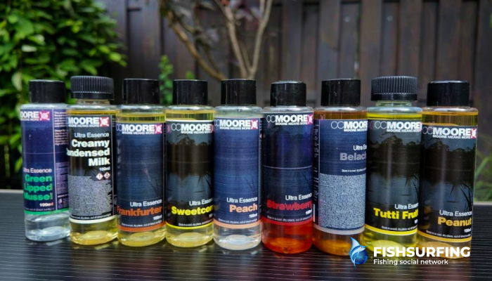 A few drops of flavouring can make the corn even more attractive to fish.