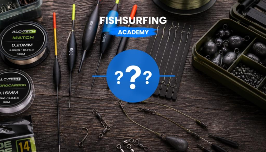 Fishing tackle setup - from main line to the hook