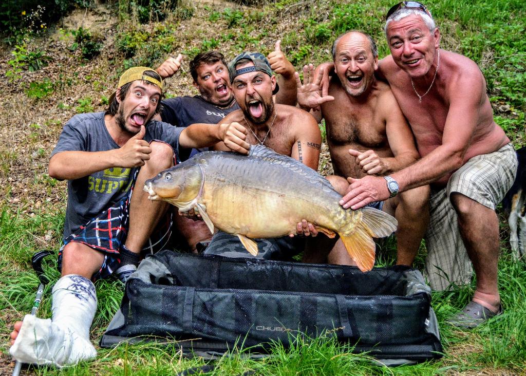 Crazy anglers, happy times.