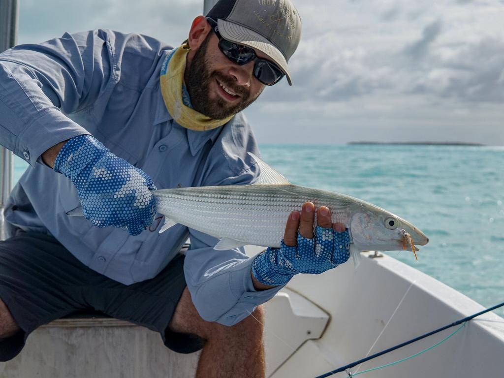 First bonefish on the fly