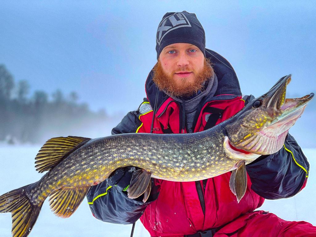 I’m so hooked on ice fishing, so was the Pike 