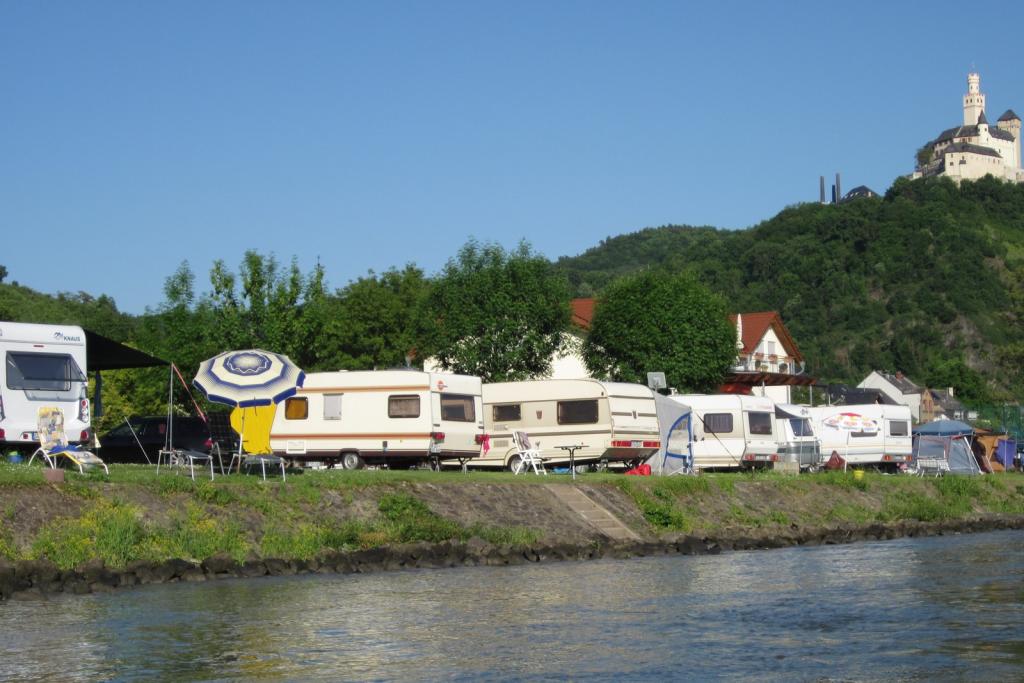 Angeln Camping am Rhein – Uferwiese Braubach
